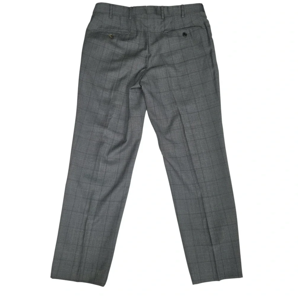 Ledbury GUABELLO Plaid Check Wool Suit Rare‎ Mens 40R 32×29 Made In Italy
